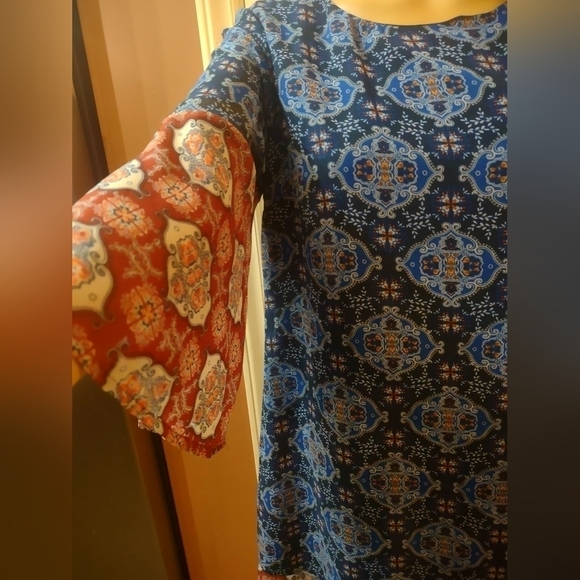 Jealous tomato women's size medium tunic blouse shirt top - Picture 2 of 8